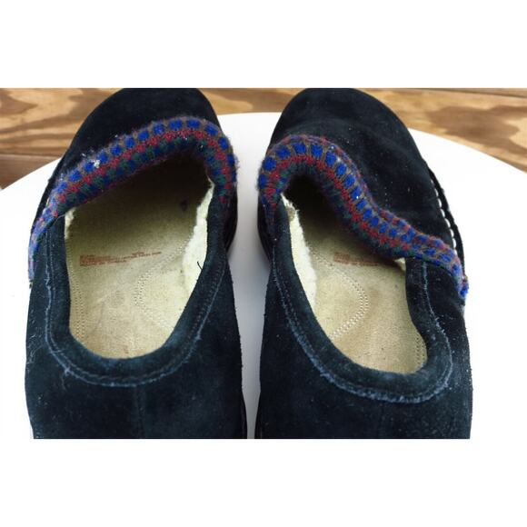 Naturalizer Sz 8 W Black Clog Leather‎ Women Slippers - Picture 6 of 8